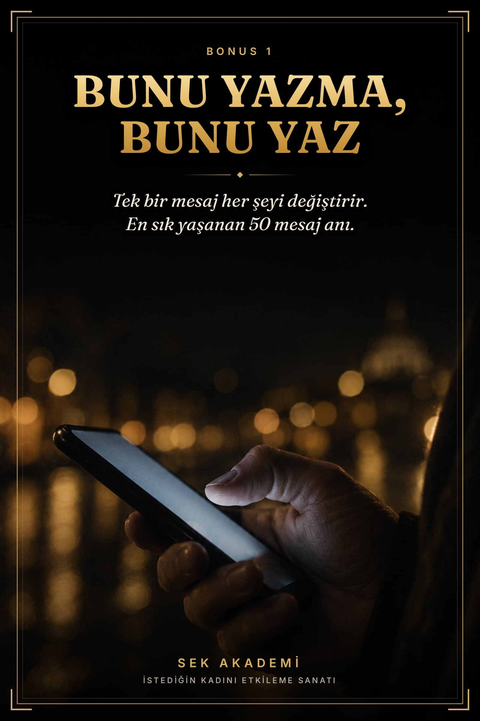 Bonus 1 · Bunu Yazma, Bunu Yaz kapağı